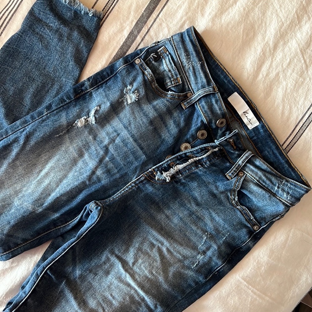 KanCan Distressed High Rise Jeans